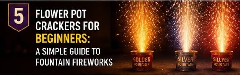 Flower Pot Crackers for Beginners: A Simple Guide to Fountain Fireworks